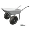 Brouette galvanisée 2 roues 100L | Peruilhe