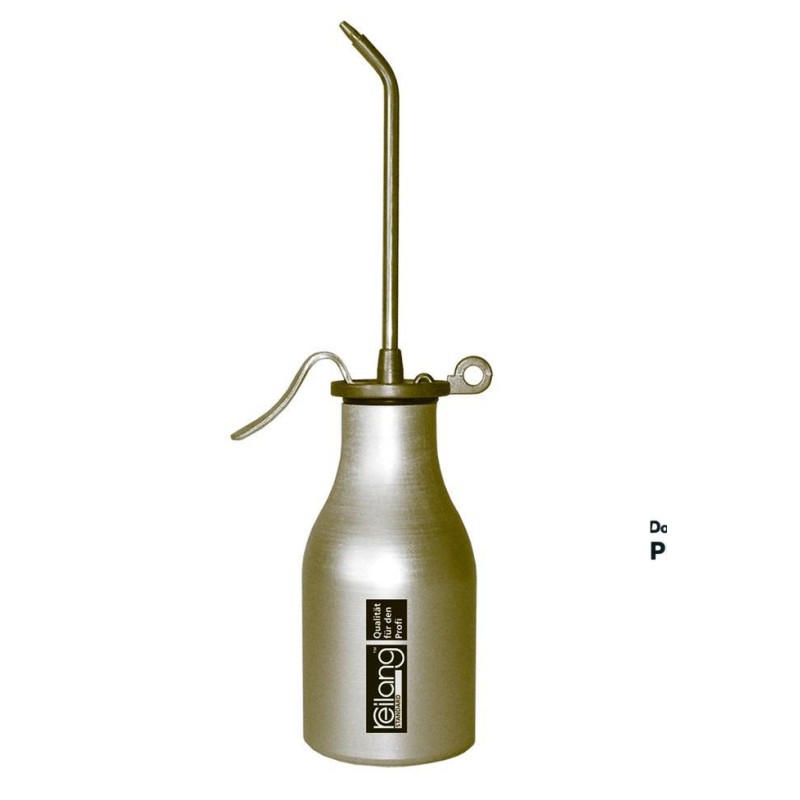 Burette à huile métallique 200 ml bec rigide | Peruilhe