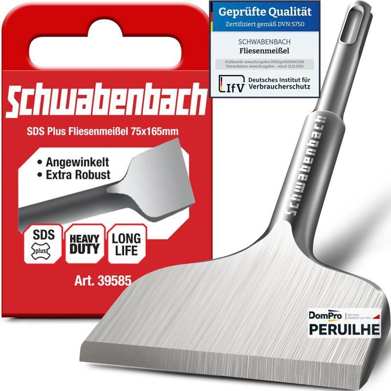 Burin plat SDS Plus 75x165 mm Milwaukee | Peruilhe