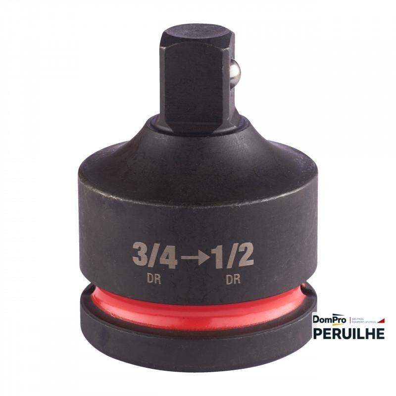 Adaptateur 3/4" mâle - 1/2" femelle Milwaukee | Peruilhe