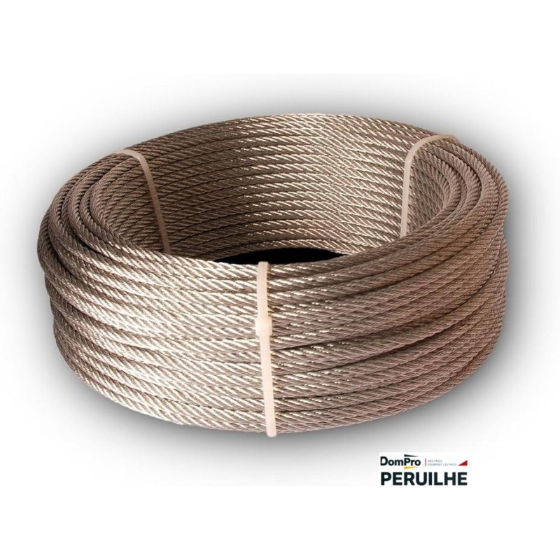Câble galva 5 mm 7x7 25 m 1620 kg Peruilhe
