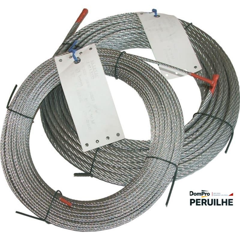 Câble acier galva 7x19 Ø3 mm âme métallique | Peruilhe