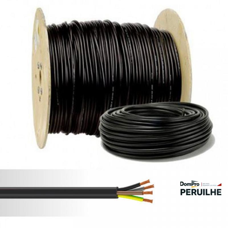 Câble rigide U1000 R2V 4G2,5 mm² - Peruilhe