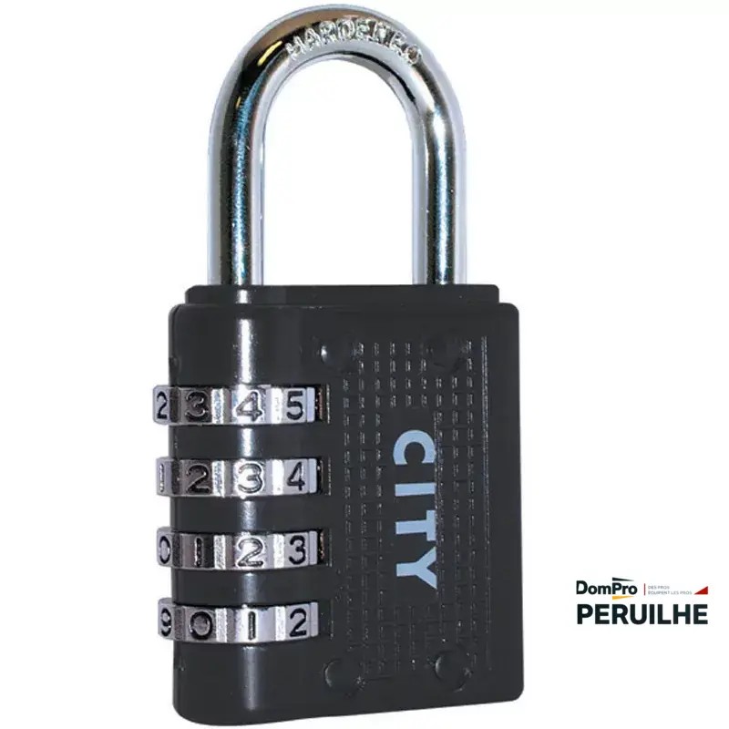 Cadenas à chiffres 4 molettes 44/40 | Peruilhe