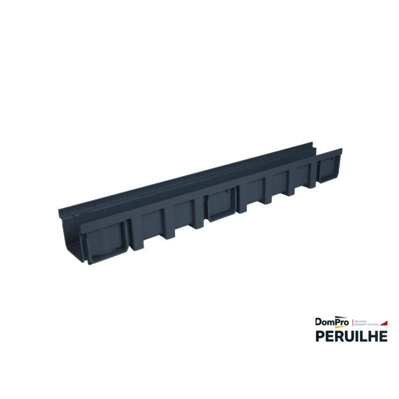 Caniveau largeur 130 mm grille inox B125 | Peruilhe