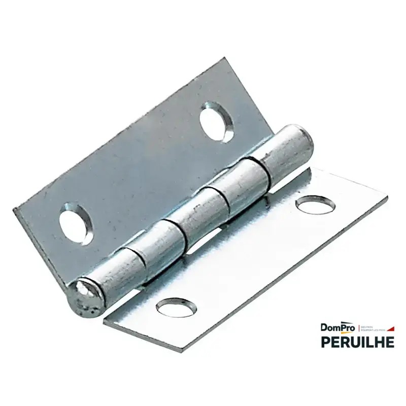 Charnière rectangulaire acier zingué 50x30 | Peruilhe
